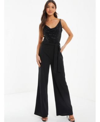 Quiz sequin jumpsuit on sale