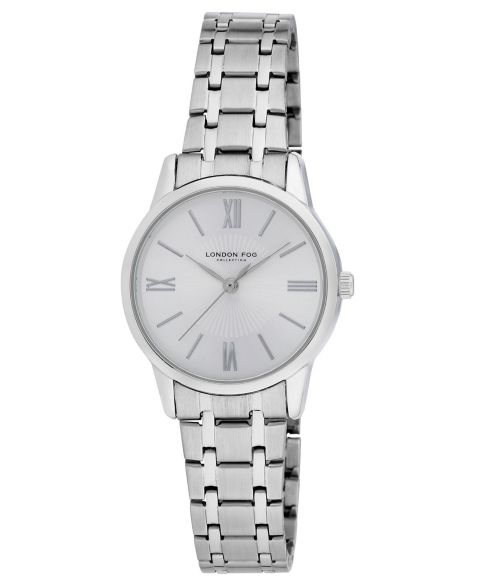Женские часы London Fog Quartz Waverly Silver-Tone Alloy 32mm