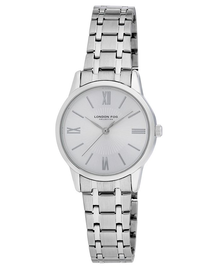 London Fog Women's Quartz Waverly SilverTone Alloy Watch 32mm Macy's