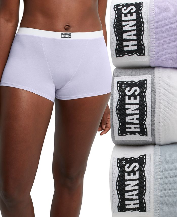 Hanes Originals Women's Stretch Hi Legs, pack of 4, Cool & Breathable, Soft  & Comfy 