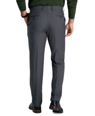 Men's Premium Comfort Slim-Fit Performance Stretch Flat-Front Dress Pants