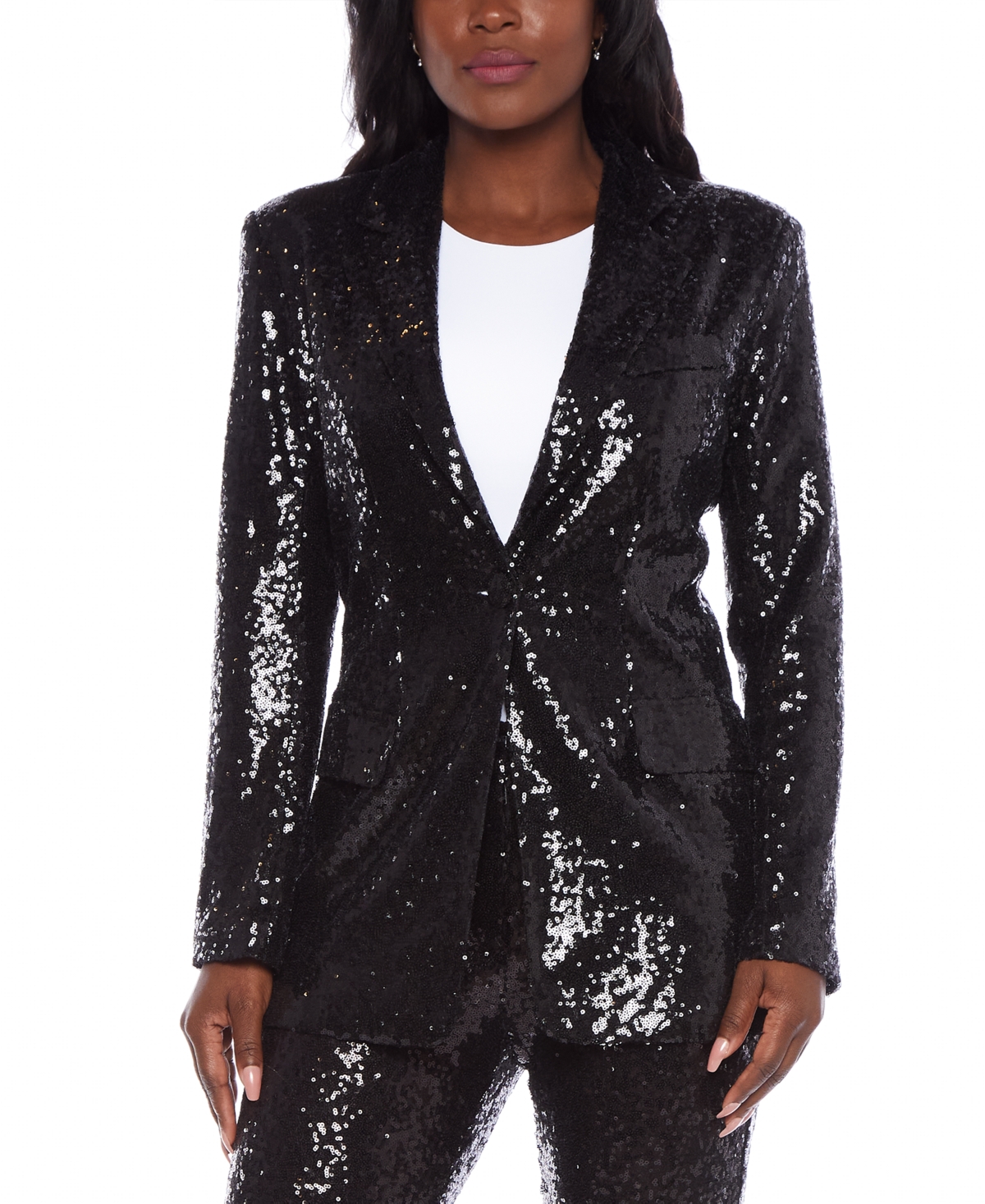 Alex & Sophia Juniors' Sequined Blazer