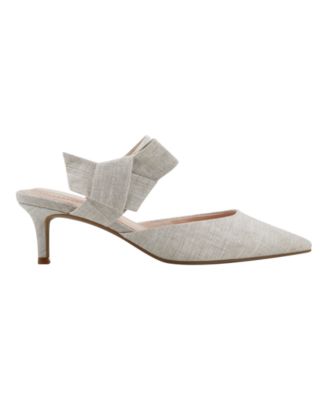 Women's Millie Pointed Toe Kitten Heel Mules