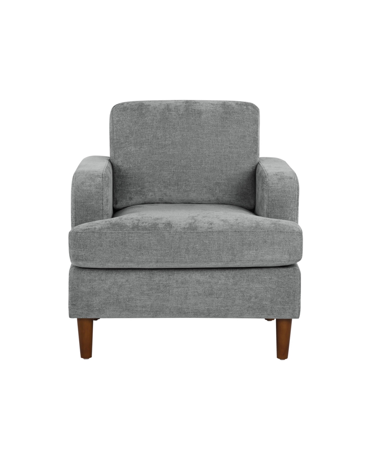 Serta 32.7" Polyester Benito Accent Chair In Light Gray