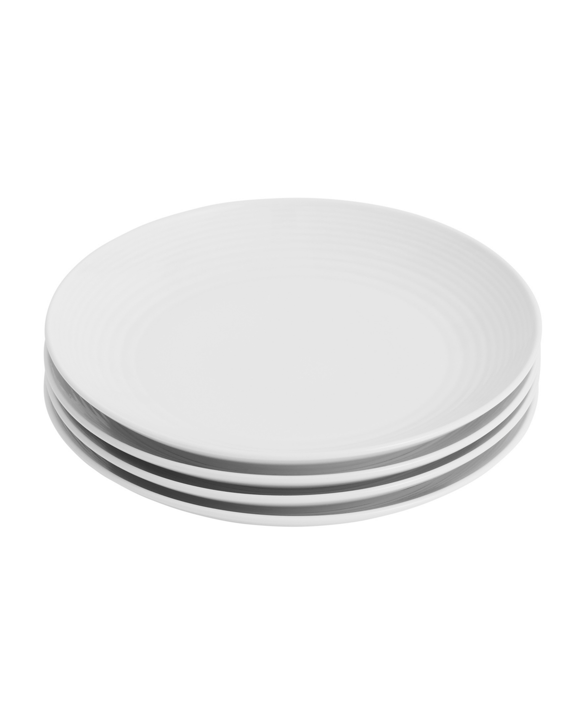 Gordon Ramsay Maze Salad Plate, Set of 4, Service for 4 - Light Gray