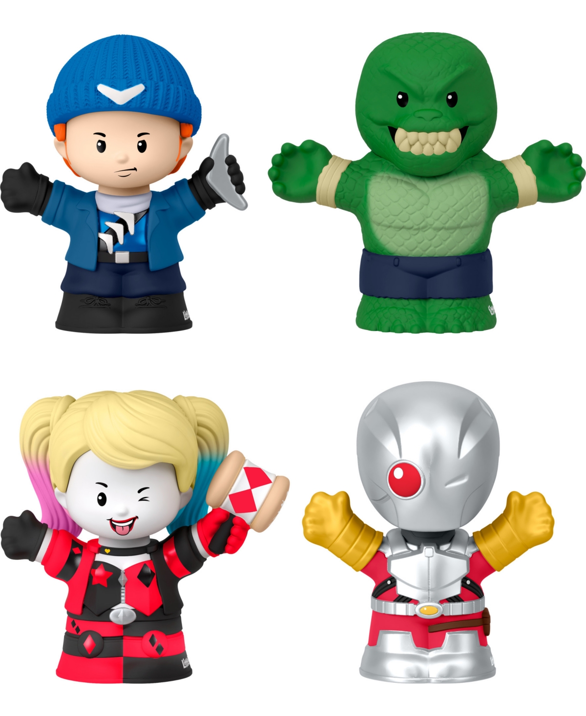 Little People Fisher-price Collector Suicide Squad Special Edition Figure Set, 4 Characters In Multi Colored
