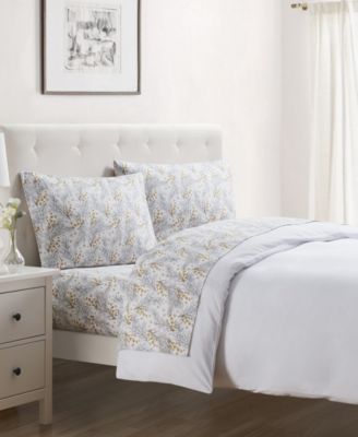 Home Pine 100% Cotton Flannel 4-Pc. Sheet Set, Full