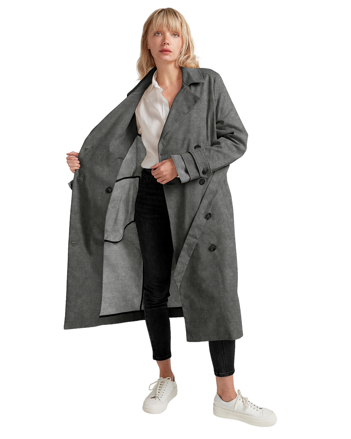 Belle & Bloom Empirical City Trench Coat