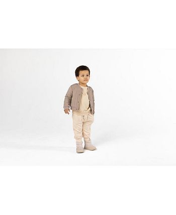 Omamimini - Baby Terry Joggers With Print main image 0