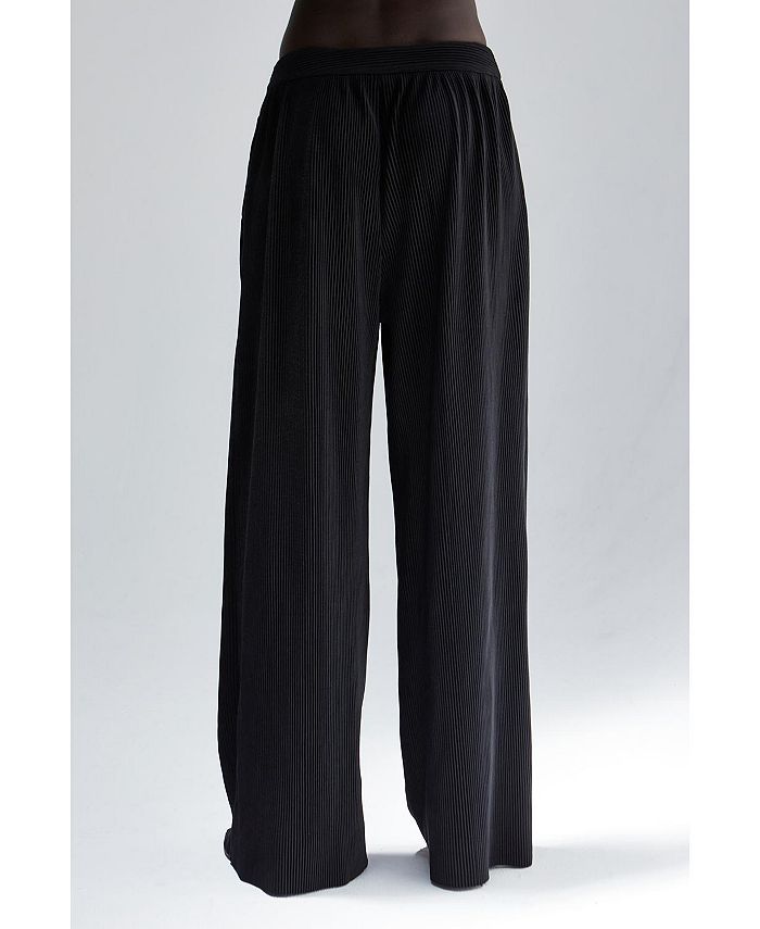 Daisy Pleated Velvet Pants