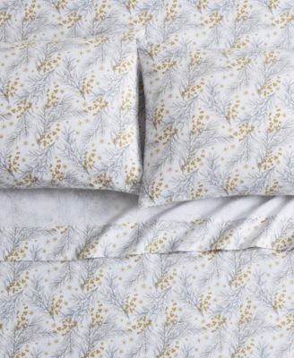 Home Pine 100% Cotton Flannel 4-Pc. Sheet Set, Full