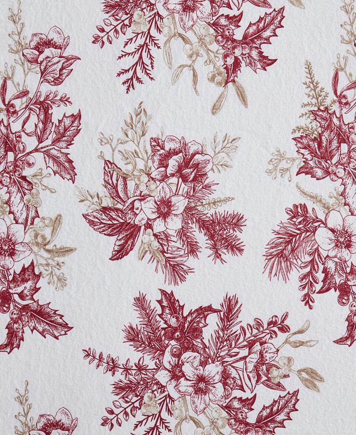 Tahari Home Toile 100 Cotton Flannel 4Pc. Sheet Set, Full Macy's