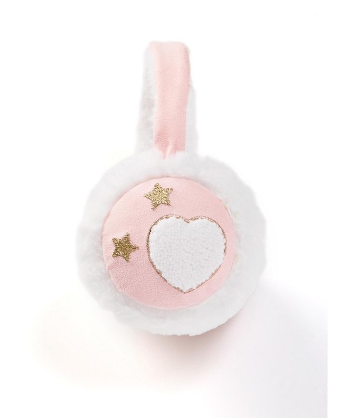 InMocean Rainbow Sugar Big Girls Earmuff with Patches and Glove, 2