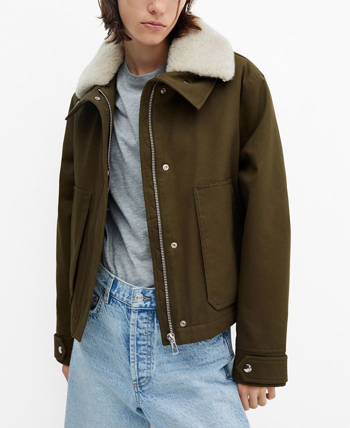Detachable Fur-Collar Parka