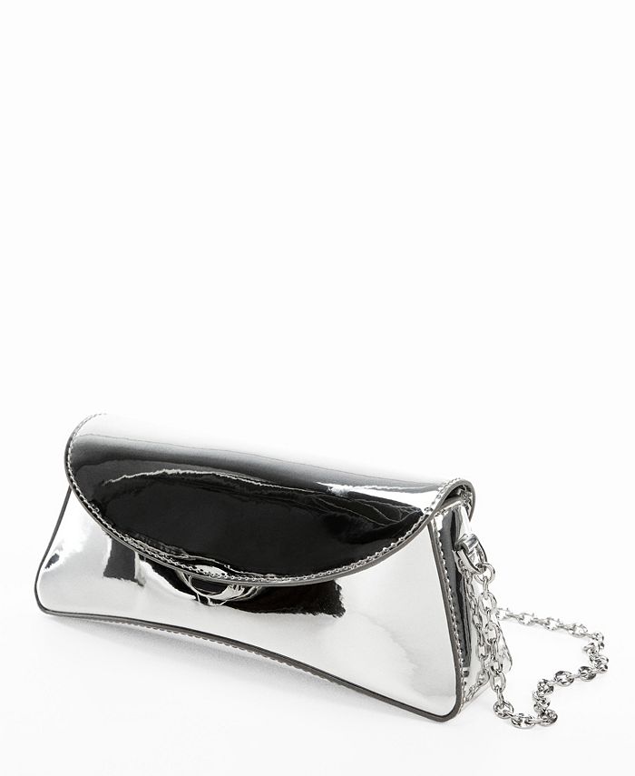 Mango new arrivals silver bag