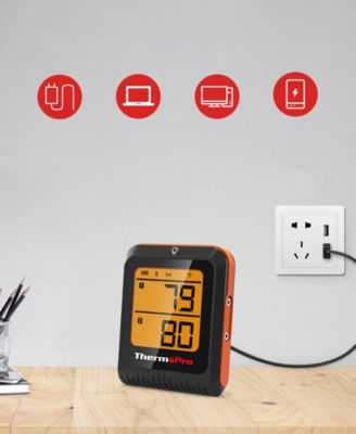 Pack of 1 TP920W 500' Range Smart Bluetooth Meat Food Thermometer