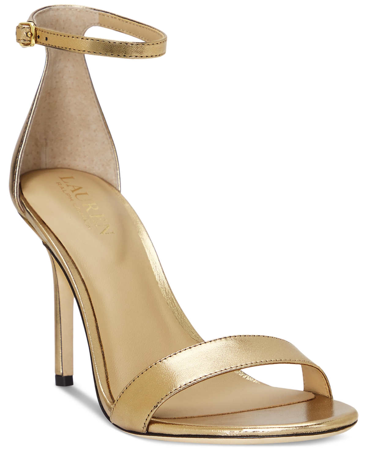 Lauren Ralph Lauren Women's Allie Ankle-strap Dress Sandals In Soft Bronze