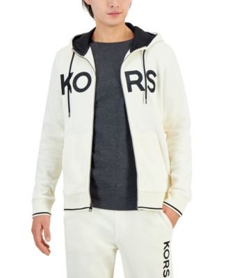 Michael Kors Men s Zip Front Fleece Logo Hoodie Macy s