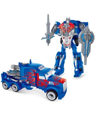 Collections Etc Blue Truck Robot Transformer Action Figure Toy - Macy's