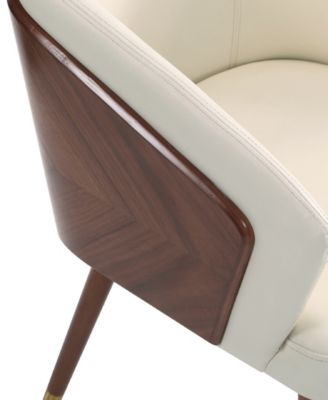 Reeva 2-Piece Leatherette Upholstered Dining Chair Set