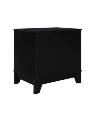 Sheridan 2-Piece 1-Drawer Cane Nightstand Set