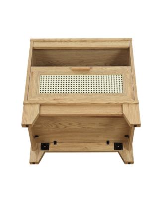 Sheridan 2-Piece 1-Drawer Cane Nightstand Set