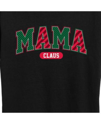 Trendy Plus Size Mama Claus Graphic T-shirt