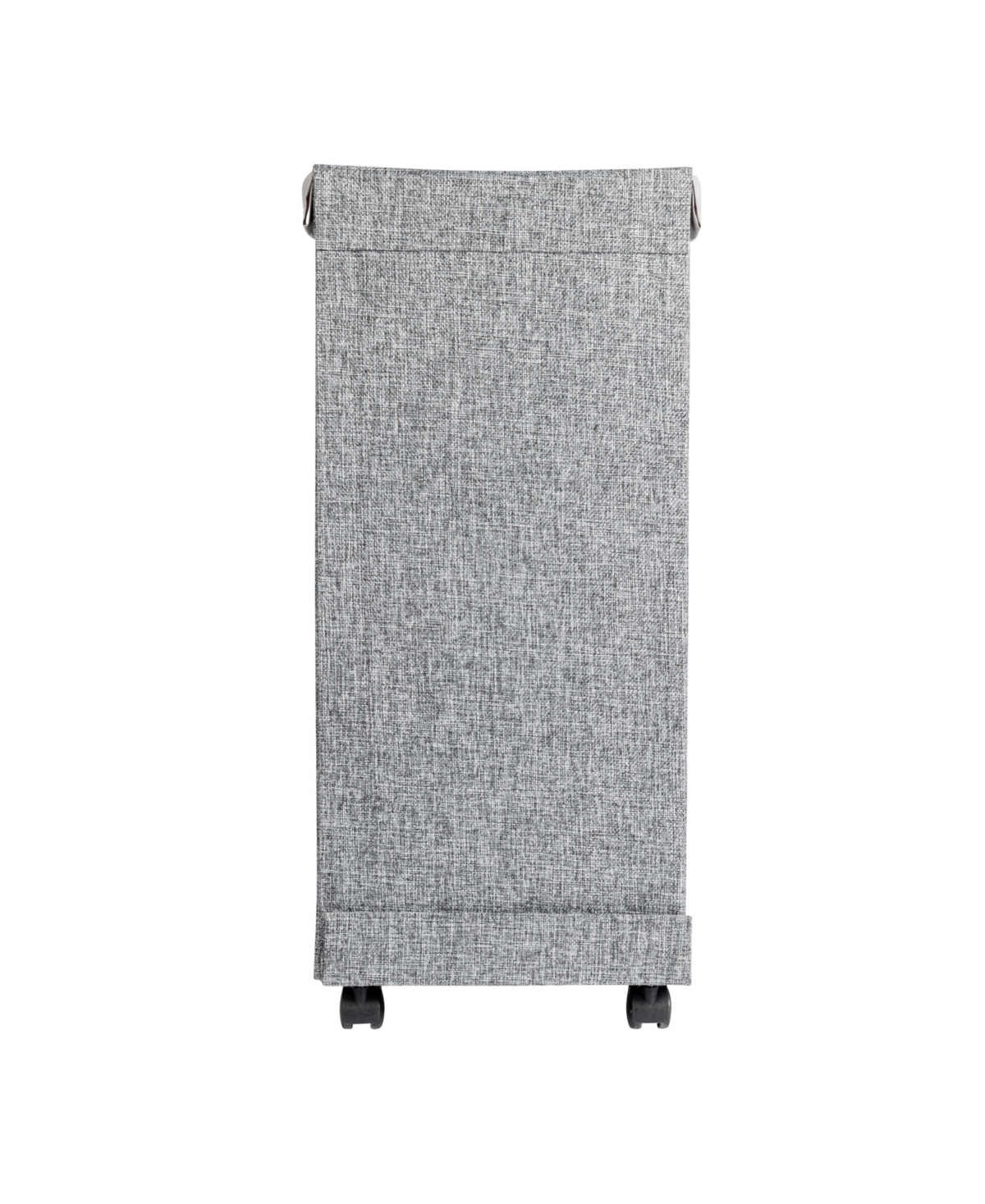 Shop Household Essentials Narrow Collapsible Laundry Hamper With Liner And Lid In Graphite