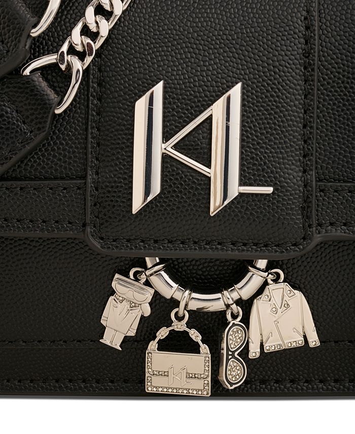 KARL LAGERFELD PARIS Corinne Leather Shoulder Bag Macy's