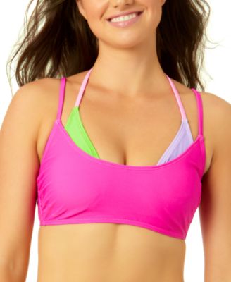 Salt + Cove - Juniors' Double Look Bralette Bikini Top
