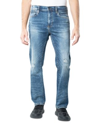 Lazer - Men's Straight-Fit Five-Pocket Jeans