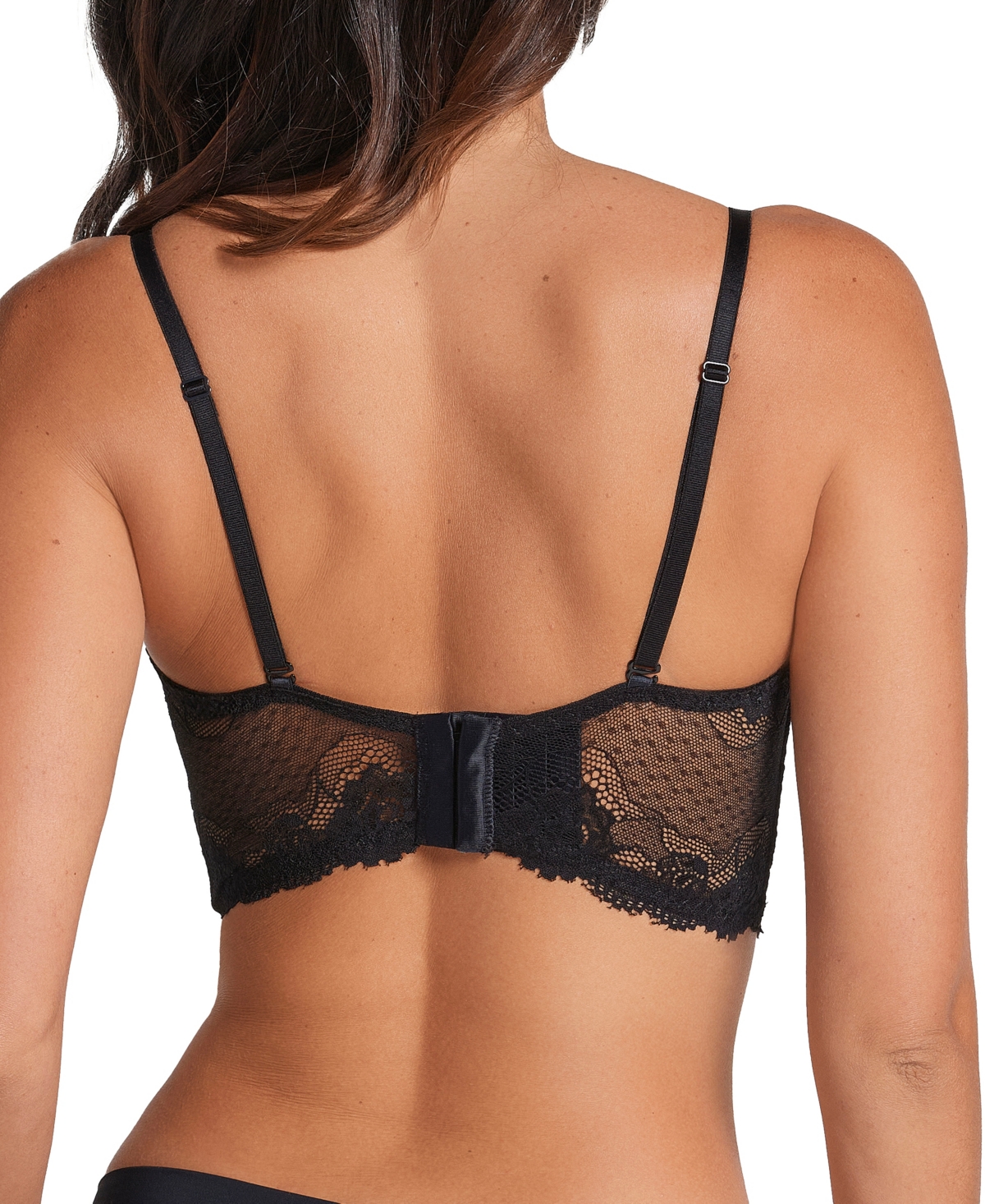 Leonisa Women's All Sheer Lace Bustier Bra