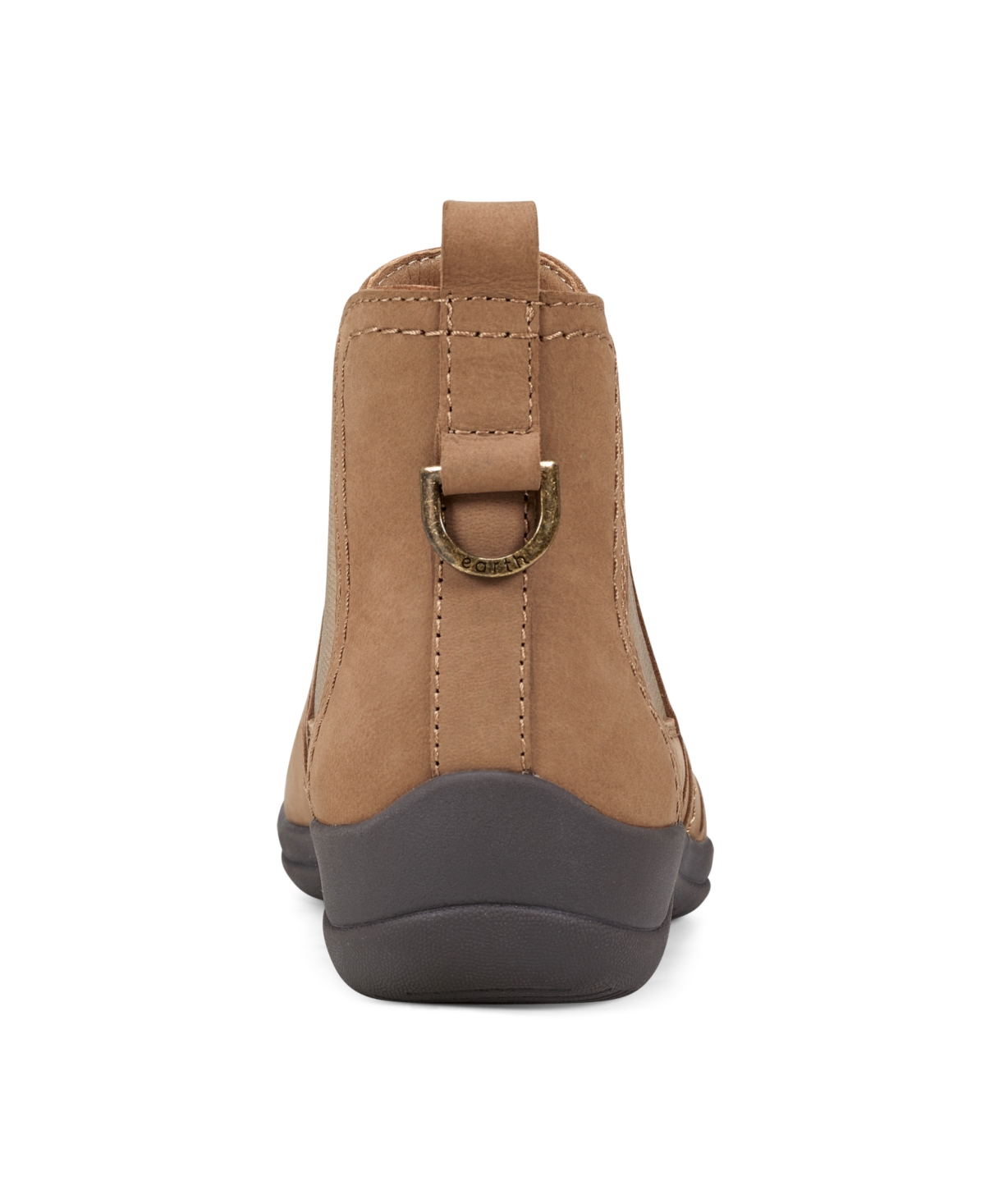 Earth Women's Faine Round Toe Casual Pull-On Flat Booties -Leather