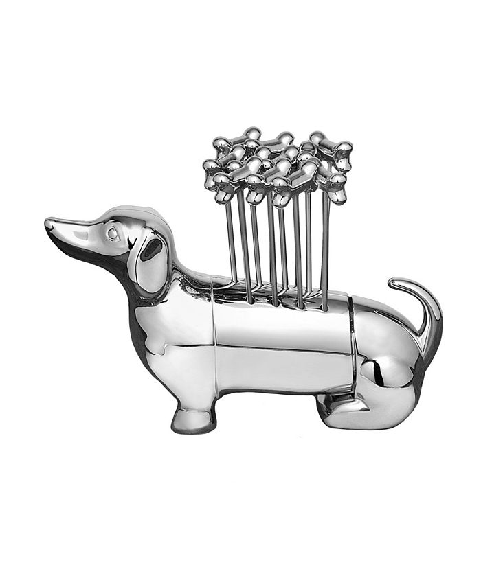 Godinger Dachshund Cocktail Pick Set - Macy's