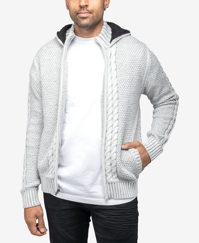 XRay Men's Hooded FullZip High Neck Sweater Jacket Macy's