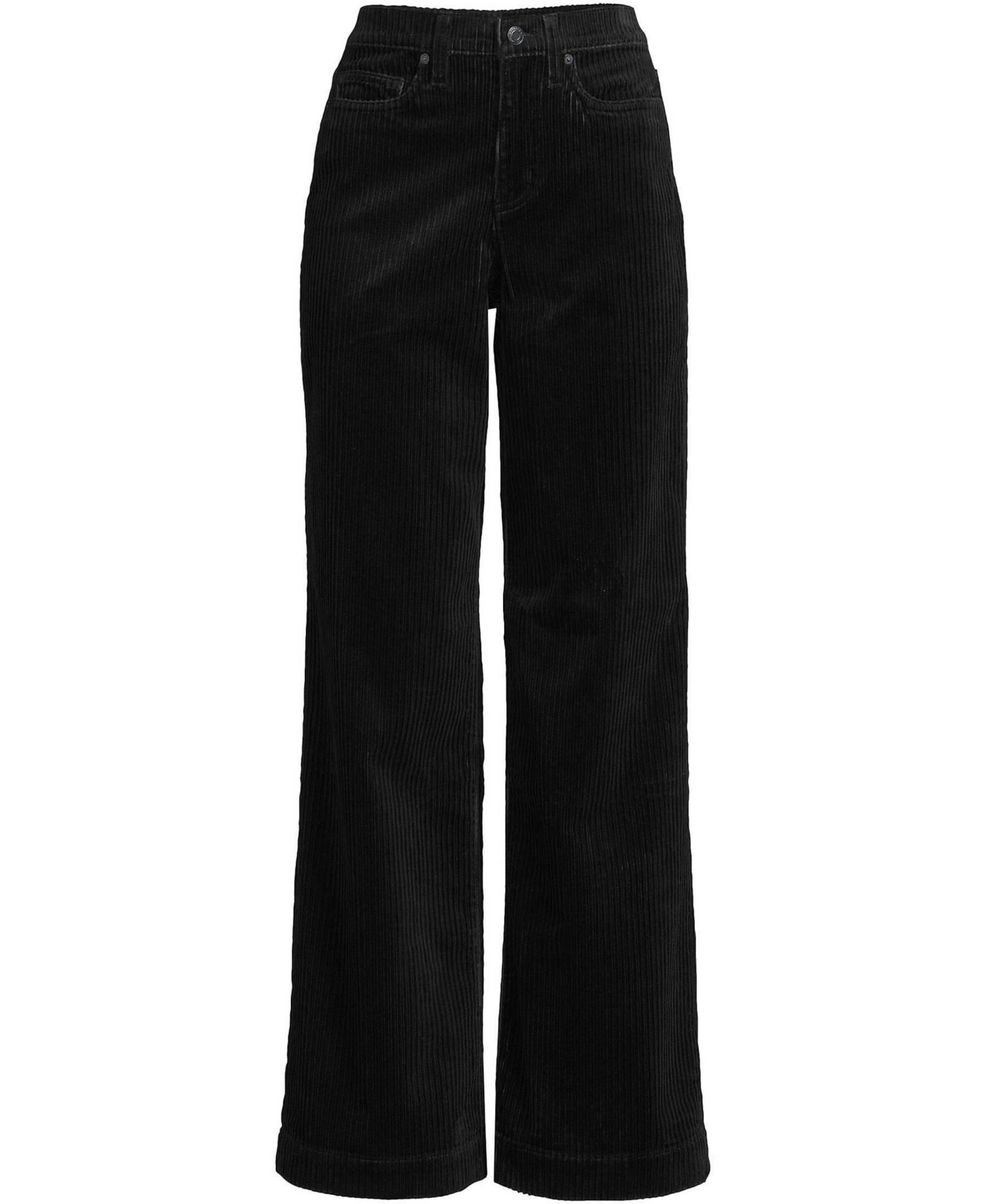 Women's High Rise Wide Leg Corduroy Pants