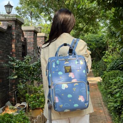 Wide Open Frame Diaper Bag Backpack