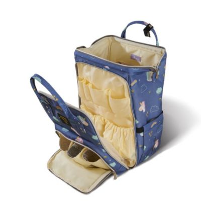 Sunveno Wide Open Frame Diaper Bag Backpack - Blue 50$