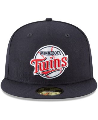Men's Navy Minnesota Twins Cooperstown Collection Wool 59FIFTY Fitted Hat
