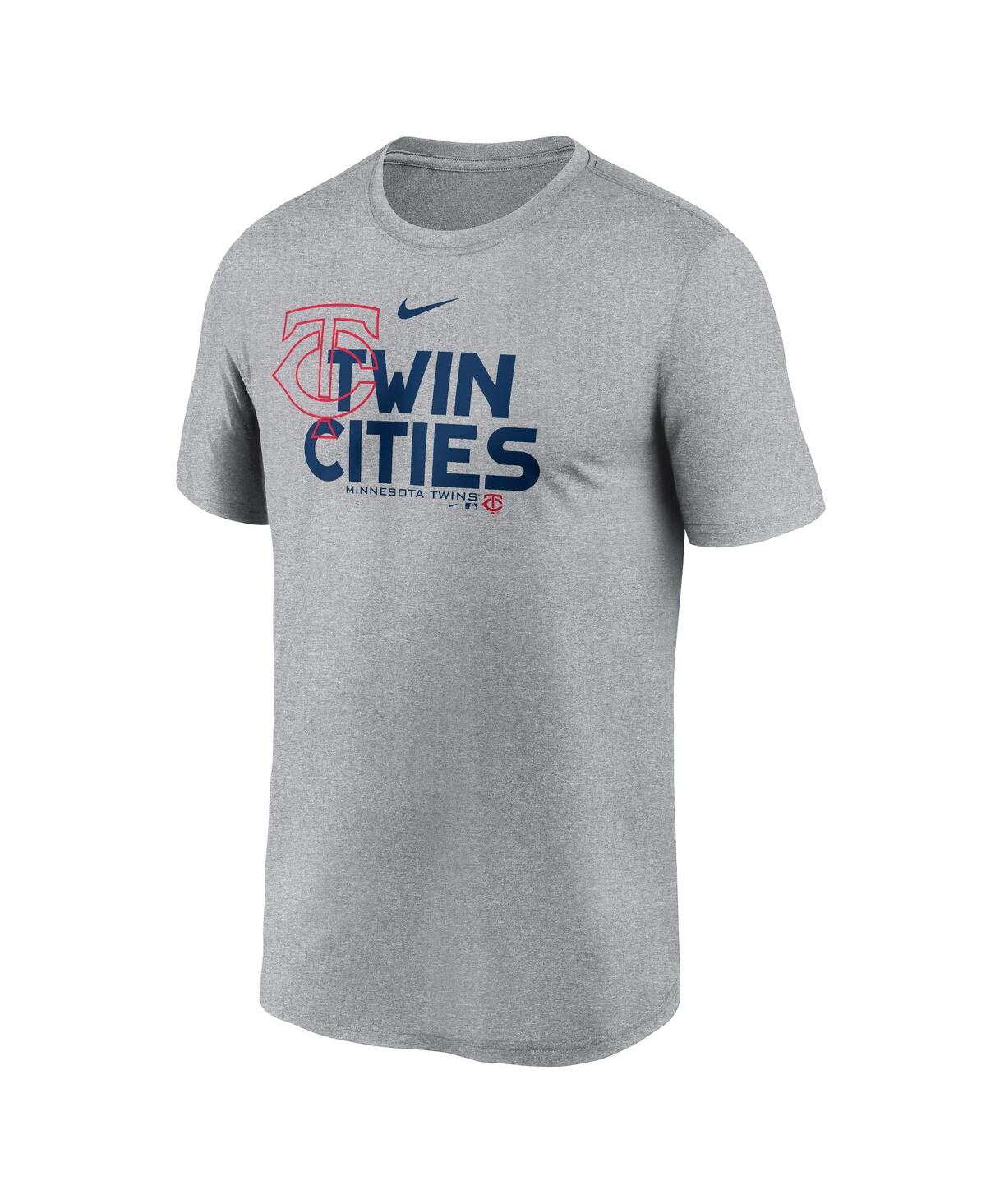 Men's NikeMinnesota Twins Local Rep Legend Performance T-shirt - Heathered Charcoal