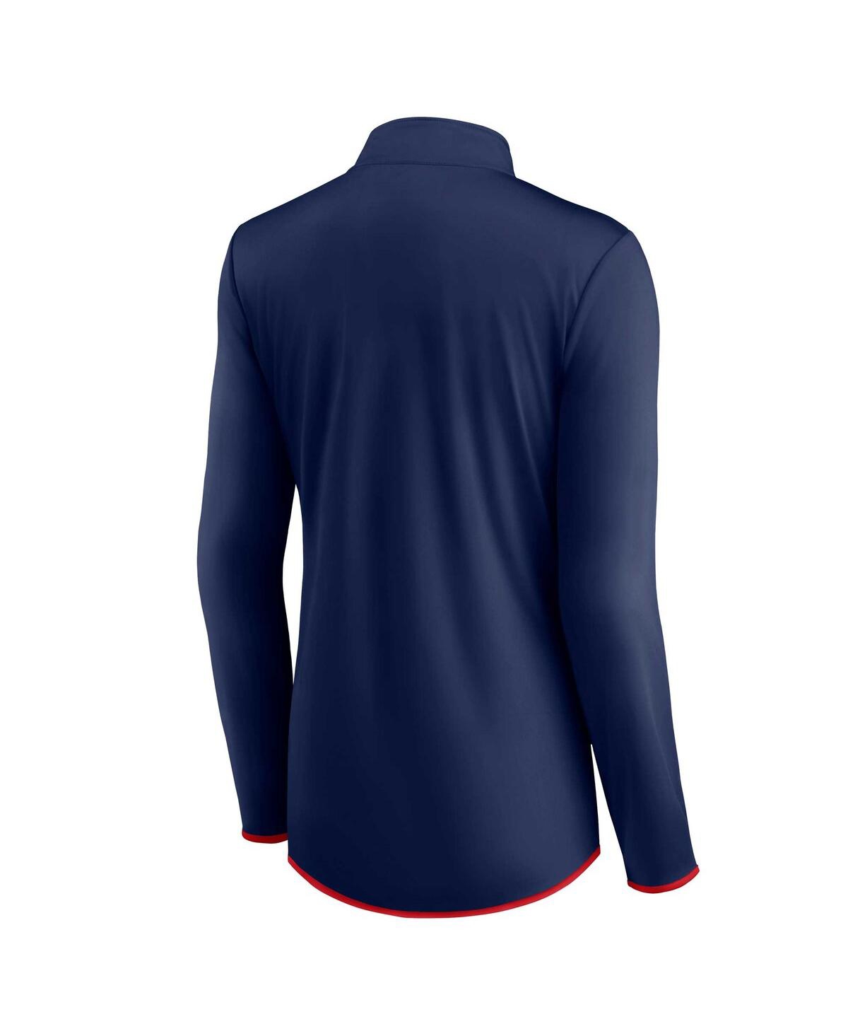 Fanatics Branded Navy Minnesota Twins Corner Quarter-zip Top In Navy