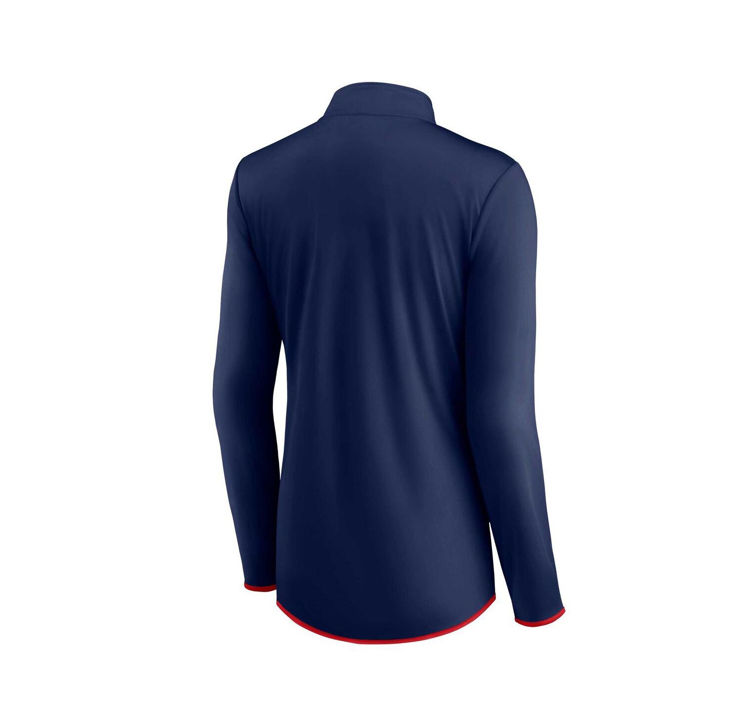 Women's Navy Minnesota Twins Corner Quarter-Zip Top