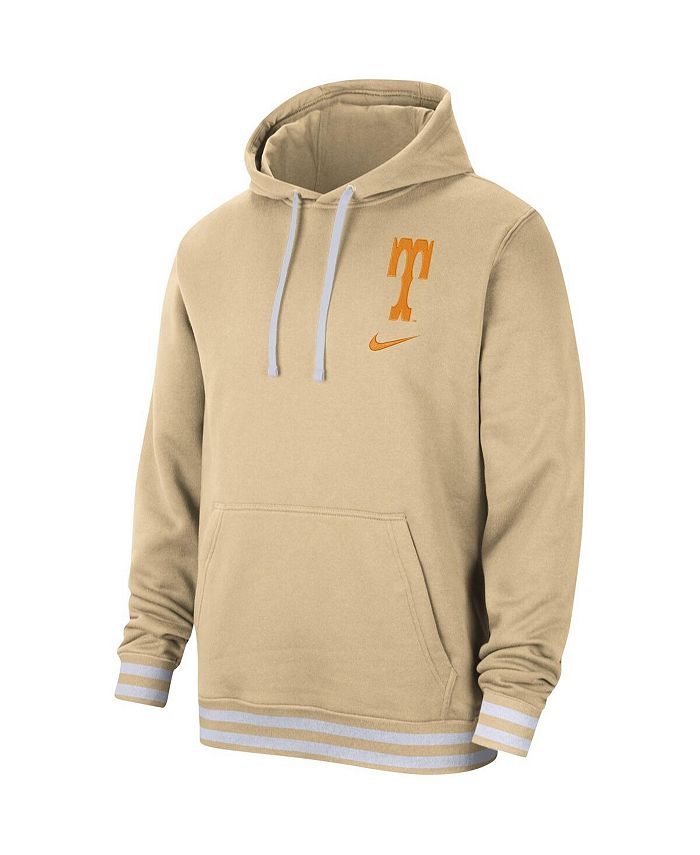 Nike Men's Tan Tennessee Volunteers Campus Retro Fleece Pullover Hoodie