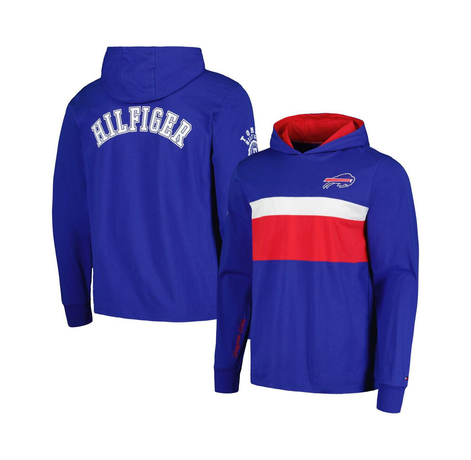 Men's Royal Buffalo Bills Morgan Long Sleeve Hoodie T-shirt