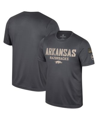Men's Colosseum Charcoal Arkansas Razorbacks OHT Military-Inspired ...