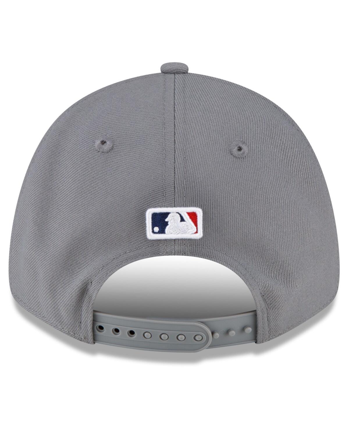 New Era Men's  Gray Los Angeles Dodgers 2023 Nl West Division Champions Locker Room 9forty Adjustable In Gray