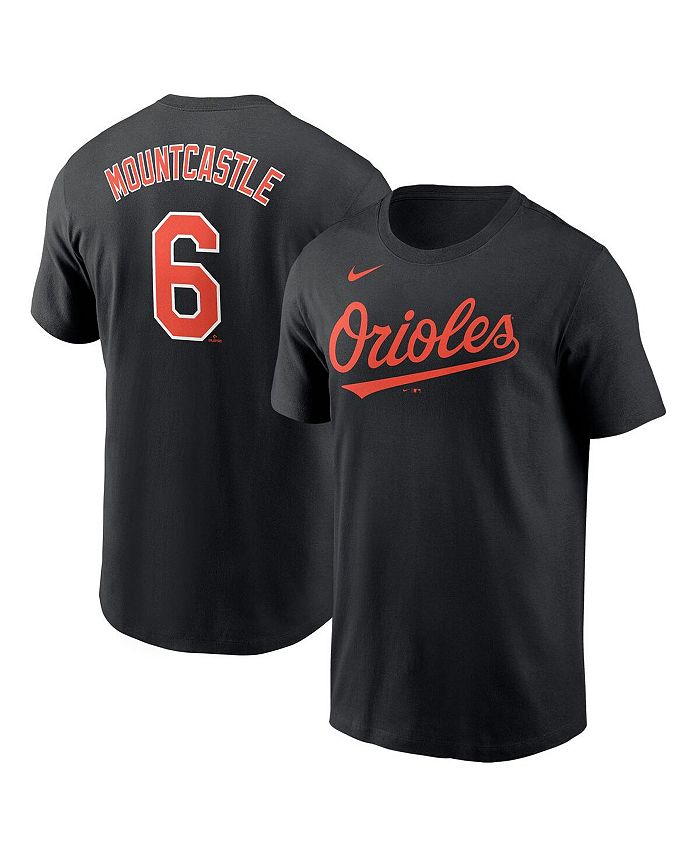 Nike Men's Ryan Mountcastle Black Baltimore Orioles Player Name and ...
