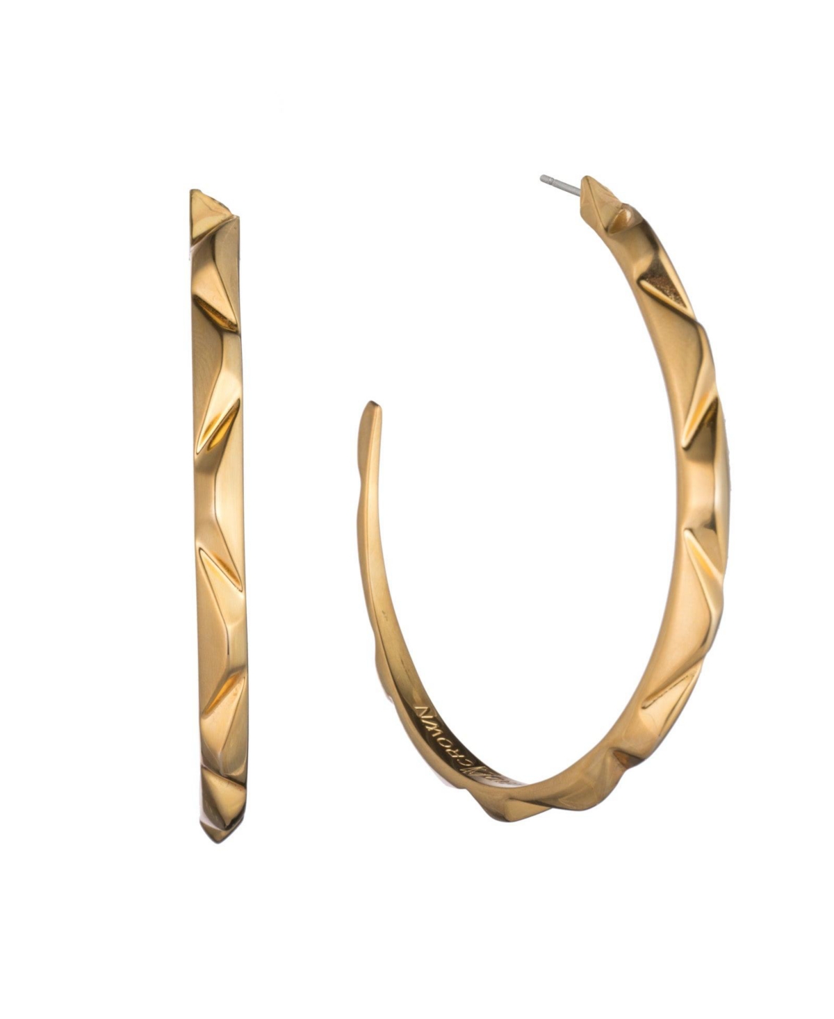 Prizm Hoop Earrings - Gold