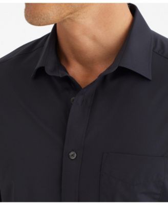 Men's Regular Fit Wrinkle-Free Short Sleeve Performance Gironde Button Up Shirt