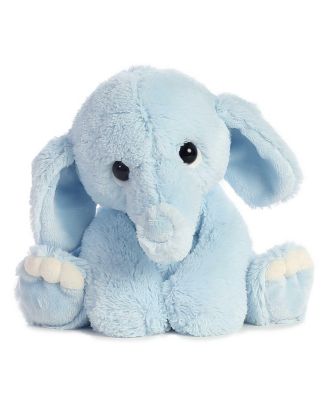 Medium Blue Lil Benny Phant Playful Baby Plush Toy Blue 10"